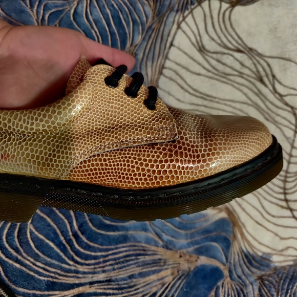 Topshop Kind Snakeskin Oxfords 37 Made in Spain - Picture 7 of 8